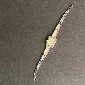 Elegant Silver and Gold Watch